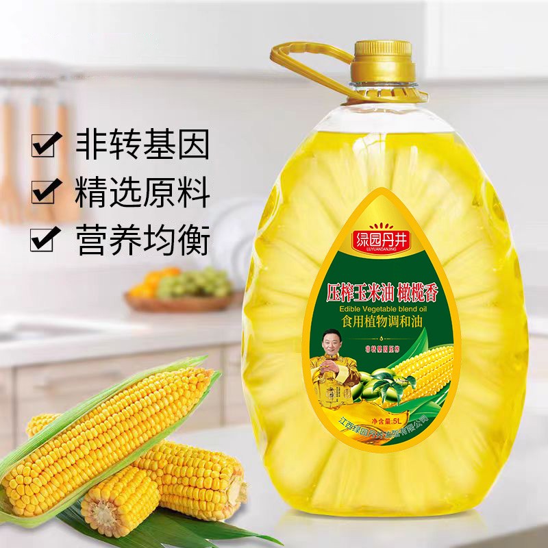 ag真人注册平台 压榨玉米油橄榄香食用植物调和油 5L